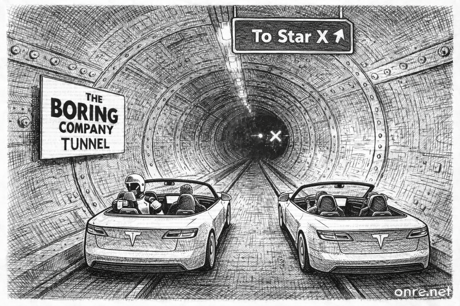 the boring company tesla x