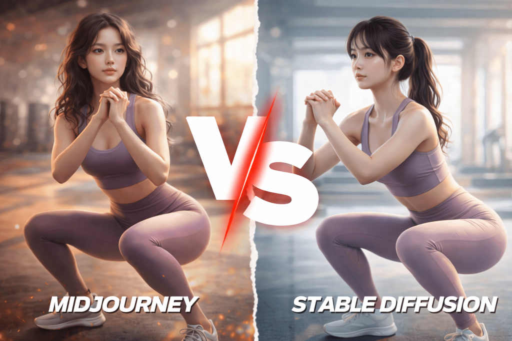 midjourney vs stable diffusion comparison