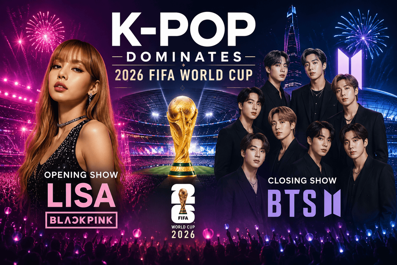 K-Pop Dominates 2026 FIFA World Cup BLACKPINK Lisa Opens